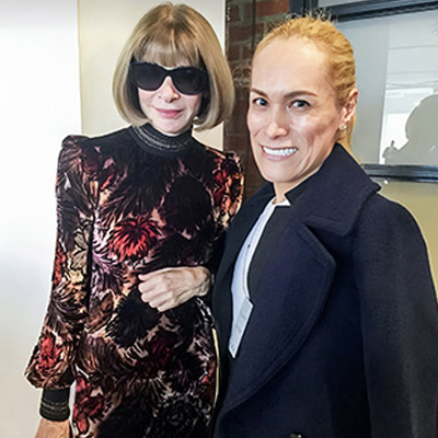Anna Wintour and  Jerry Lopez