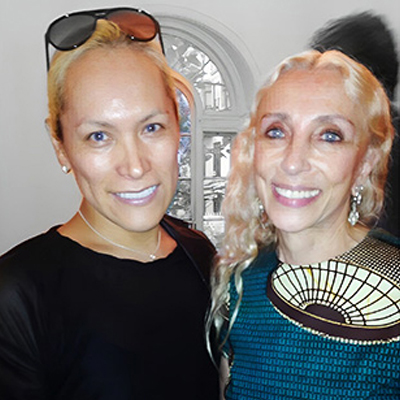 Jerry Lopez and Franca Sozzani
