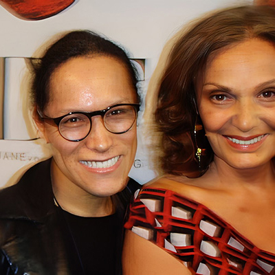 Jerry Lopez and Diane von Furstenberg
