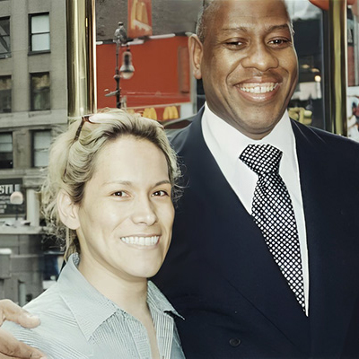 Jerry Lopez and Andre Leon Talley