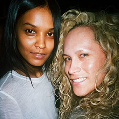 Liya Kebede and Jerry Lopez