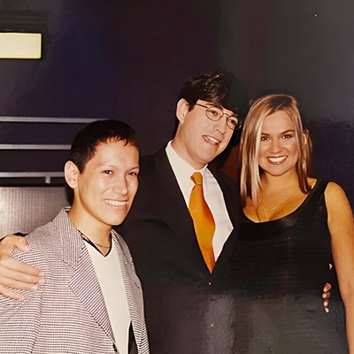 Jerry Lopez , Jaime Bayly and Susan Leon